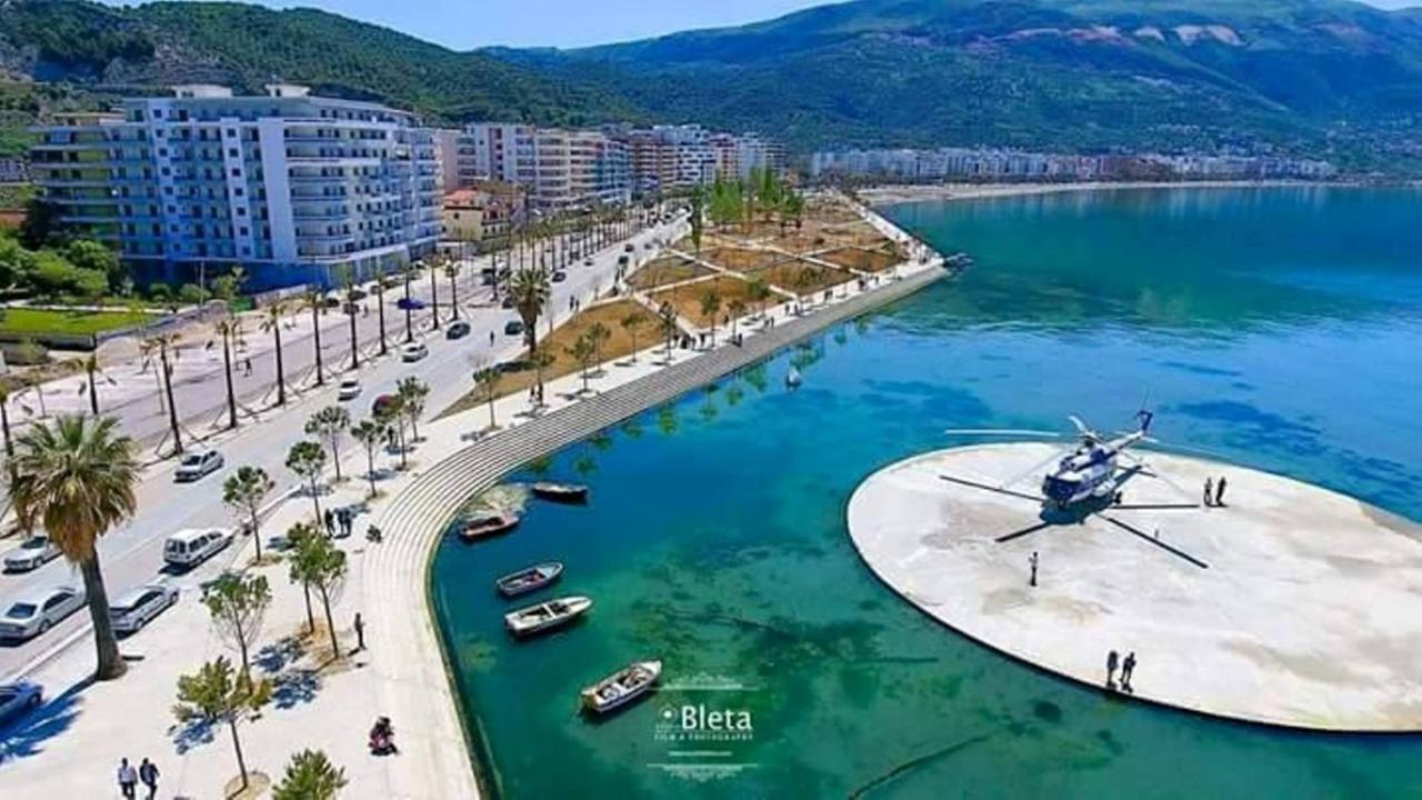 Sea View Apartment Onorato 1 Vlorë Buitenkant foto
